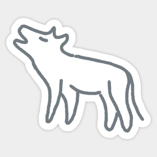 Wolf Sticker